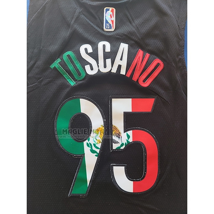Maglia
 Juan Toscano-Anderson NO 95 Golden State Warriors Slam Dunk Special Mexico Edition 2022 Nero
